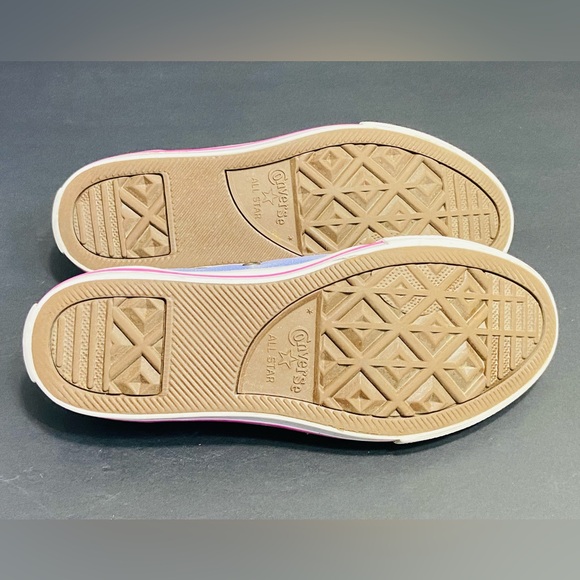 Converse All Star Chuck Taylor Purple & Pink Athletic Sneakers Kids Girls Size 2 - Picture 6 of 7